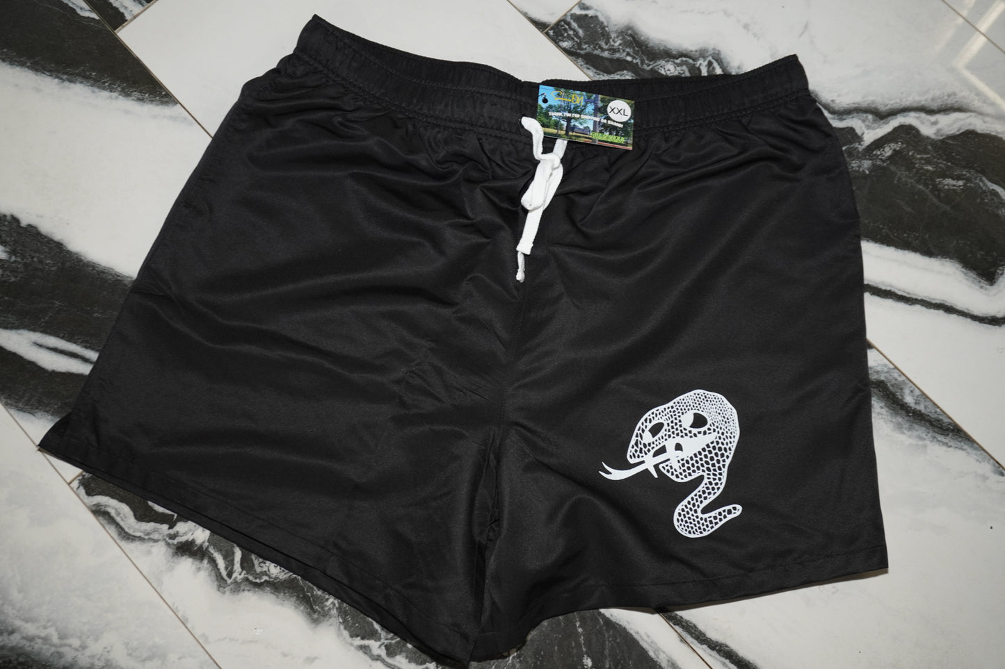 RICH SNAKE (BLACK SHORTS)