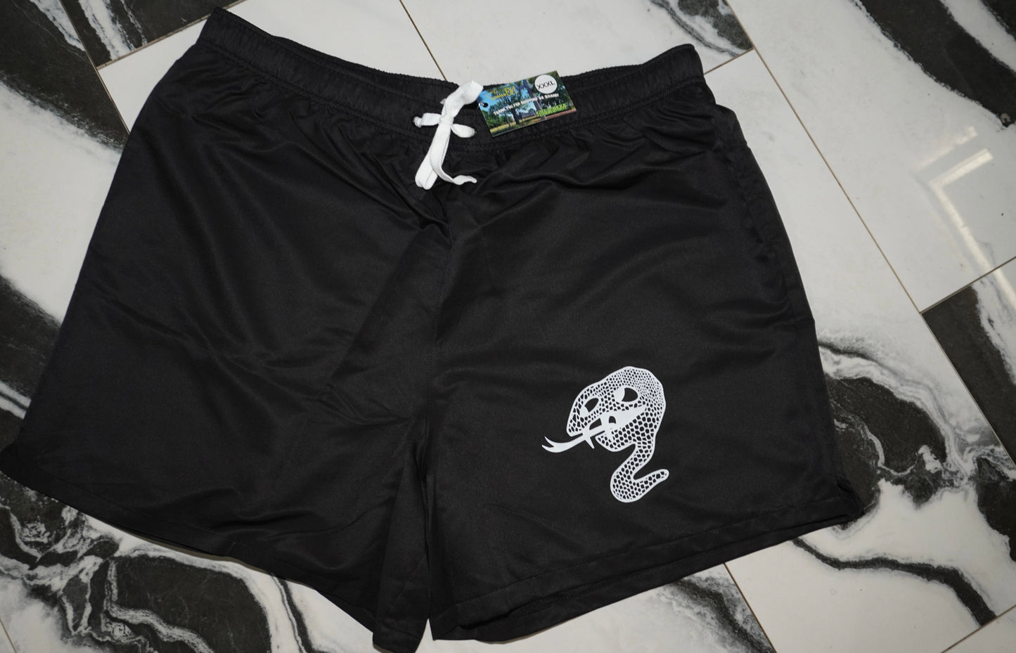 RICH SNAKE (BLACK SHORTS)